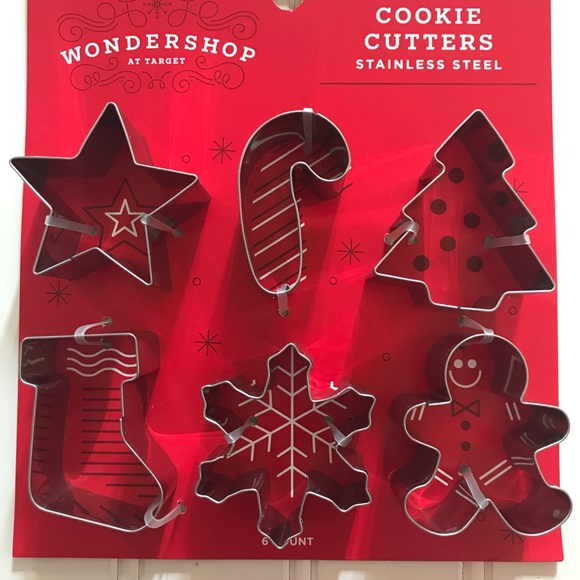 NWT Wondershop Holiday Cookie Cutters Stainless - Picture 5 of 5